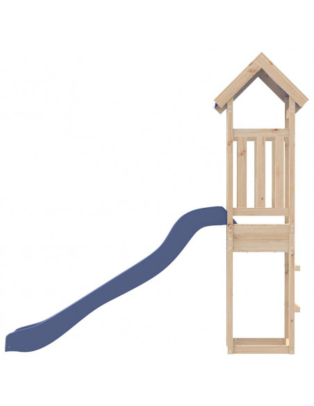 Set da Gioco da Esterno in Legno Massello di Pino