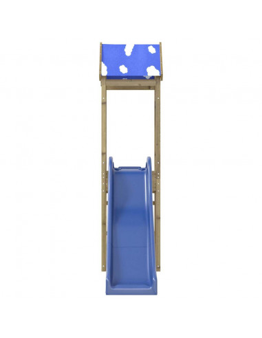 Set da Gioco da Esterno in Legno di Pino Impregnato