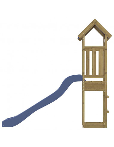 Set da Gioco da Esterno in Legno di Pino Impregnato