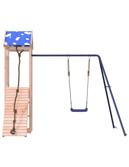 Set da Gioco da Esterno in Legno Massello di Douglas