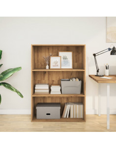 Libreria Rovere Artigianale 80x30x114 cm in Legno Multistrato 2