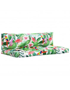 Cuscini per Pallet 2 pz Multicolore in Tessuto Oxford 2