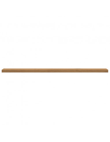 Mensole Parete 4pz Rovere Artigianale 60x20x1,5cm in Truciolato