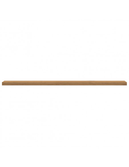 Mensole Parete 4pz Rovere Artigianale 60x20x1,5cm in Truciolato