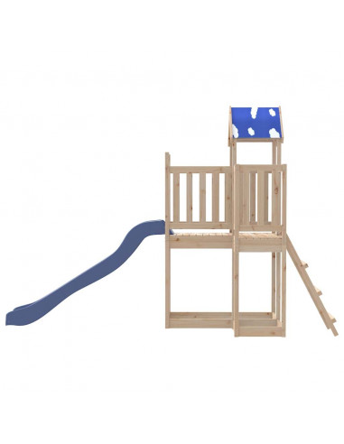 Set da Gioco da Esterno in Legno Massello di Pino