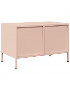 Mobile TV Rosa 68x39x43,5cm in Acciaio Laminato a Freddo 2