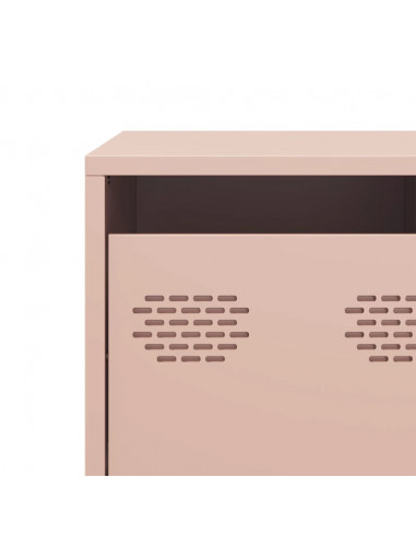 Mobile TV Rosa 68x39x43,5cm in Acciaio Laminato a Freddo