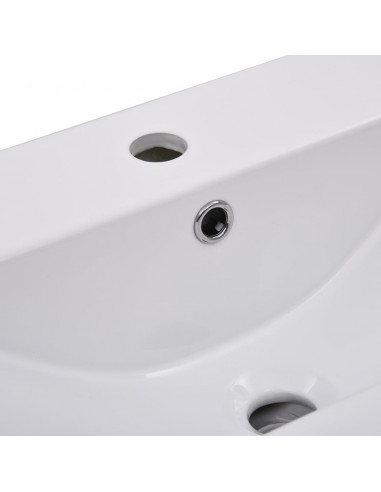 Set Mobili da Bagno Nero in Legno Multistrato