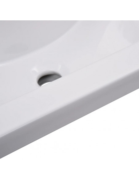 Set Mobili da Bagno Nero in Legno Multistrato