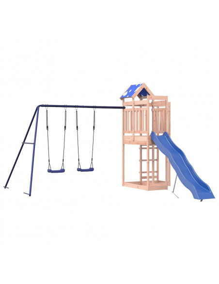 Set da Gioco da Esterno in Legno Massello di Douglas