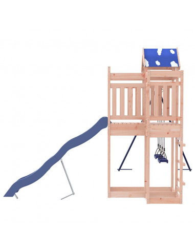 Set da Gioco da Esterno in Legno Massello di Douglas