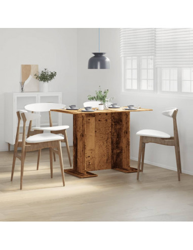 Tavolo da Pranzo Legno Antico 110x60x75 cm in Legno Multistrato