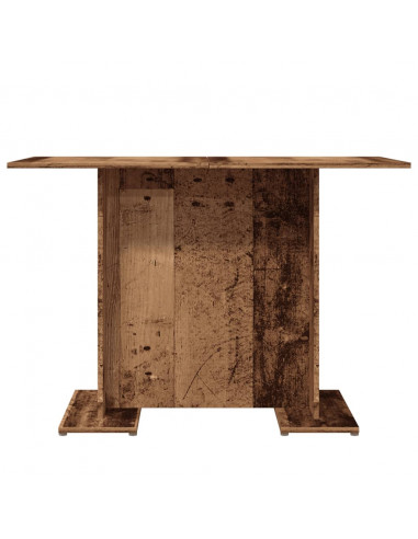 Tavolo da Pranzo Legno Antico 110x60x75 cm in Legno Multistrato