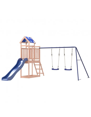 Set da Gioco da Esterno in Legno Massello di Douglas