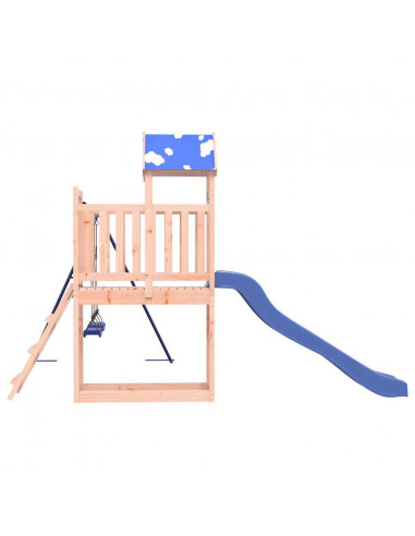 Set da Gioco da Esterno in Legno Massello di Douglas