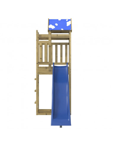 Set da Gioco da Esterno in Legno di Pino Impregnato