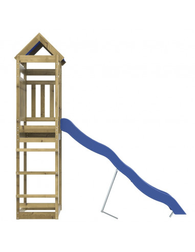 Set da Gioco da Esterno in Legno di Pino Impregnato