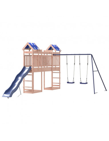 Set da Gioco da Esterno in Legno Massello di Douglas