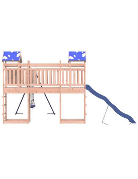 Set da Gioco da Esterno in Legno Massello di Douglas