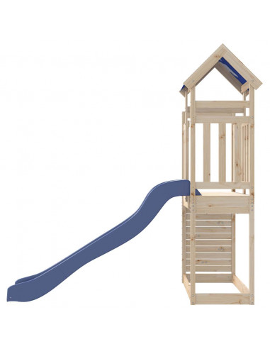 Set da Gioco da Esterno in Legno Massello di Pino