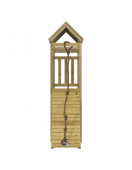 Set da Gioco da Esterno in Legno di Pino Impregnato