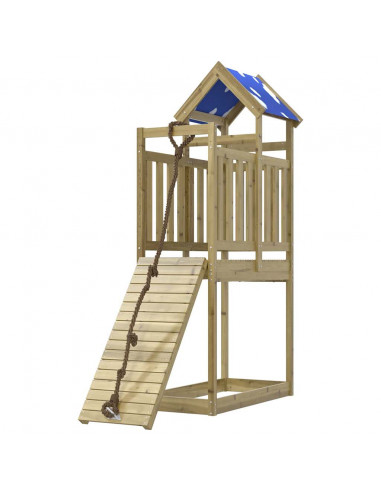 Set da Gioco da Esterno in Legno di Pino Impregnato