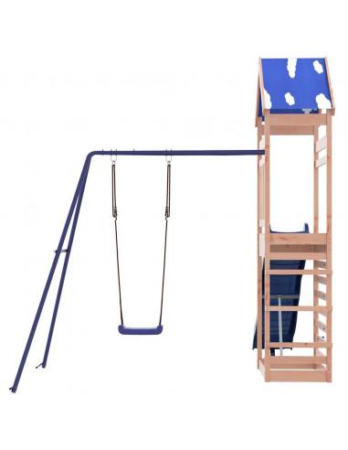 Set da Gioco da Esterno in Legno Massello di Douglas