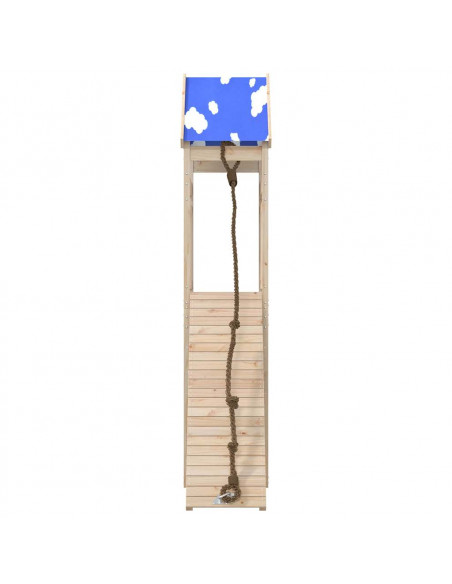 Set da Gioco da Esterno in Legno Massello di Pino