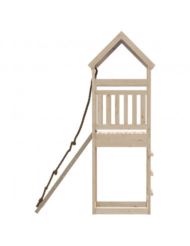 Set da Gioco da Esterno in Legno Massello di Pino