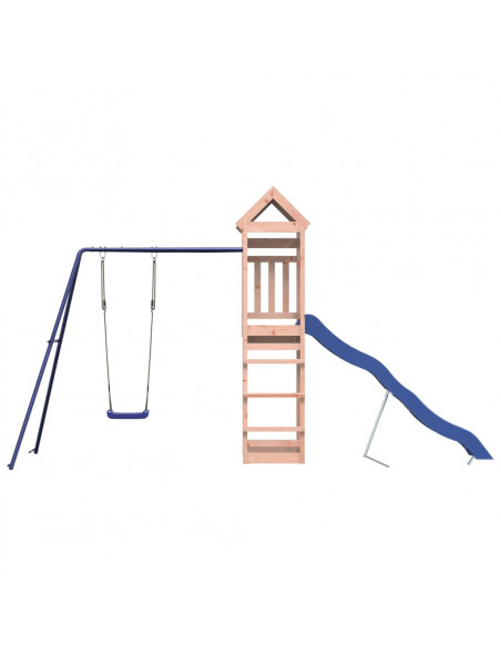 Set da Gioco da Esterno in Legno Massello di Douglas