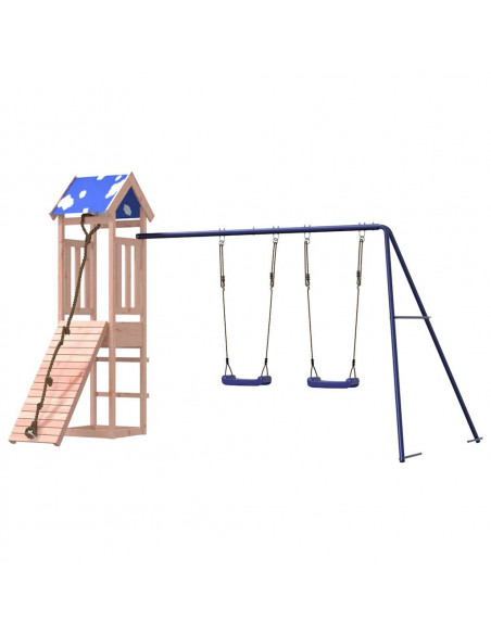 Set da Gioco da Esterno in Legno Massello di Douglas