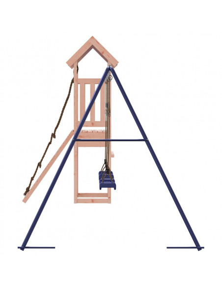 Set da Gioco da Esterno in Legno Massello di Douglas