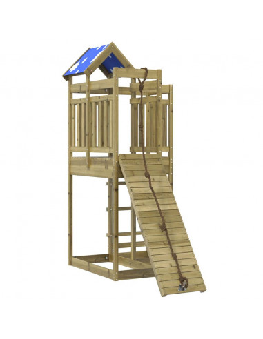 Set da Gioco da Esterno in Legno di Pino Impregnato