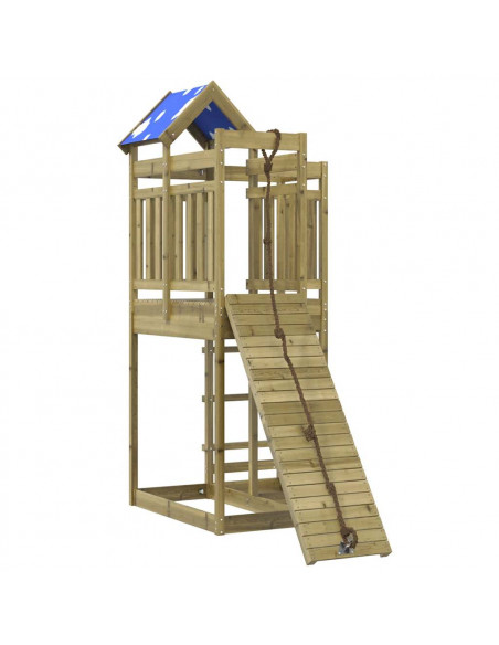 Set da Gioco da Esterno in Legno di Pino Impregnato