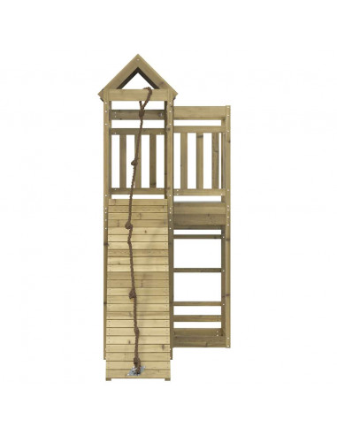 Set da Gioco da Esterno in Legno di Pino Impregnato