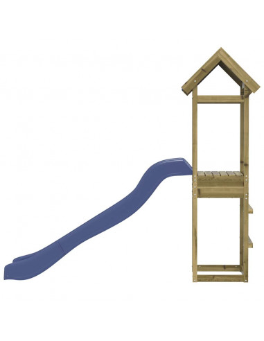 Set da Gioco da Esterno in Legno di Pino Impregnato