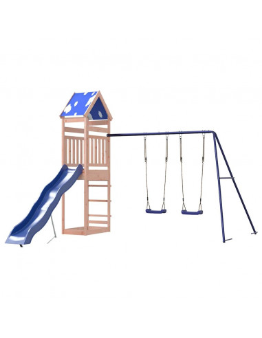 Set da Gioco da Esterno in Legno Massello di Douglas