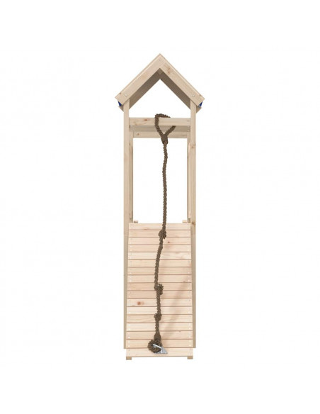 Set da Gioco da Esterno in Legno Massello di Pino