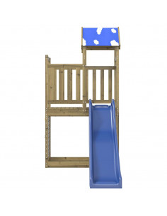 Set da Gioco da Esterno in Legno di Pino Impregnato 2