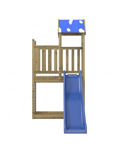 Set da Gioco da Esterno in Legno di Pino Impregnato