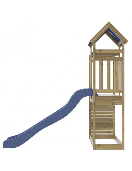 Set da Gioco da Esterno in Legno di Pino Impregnato