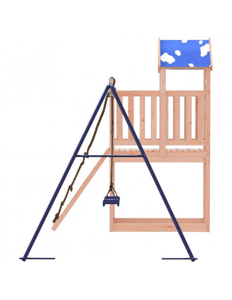 Set da Gioco da Esterno in Legno Massello di Douglas