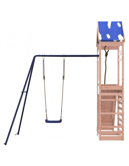 Set da Gioco da Esterno in Legno Massello di Douglas