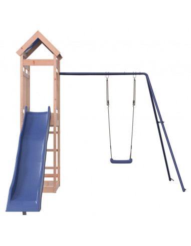 Set da Gioco da Esterno in Legno Massello di Douglas