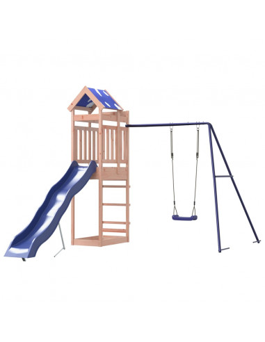 Set da Gioco da Esterno in Legno Massello di Douglas