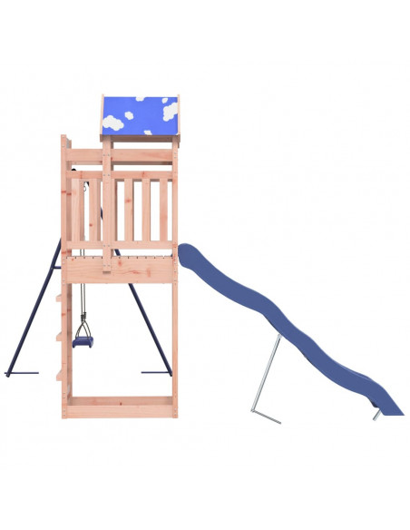 Set da Gioco da Esterno in Legno Massello di Douglas