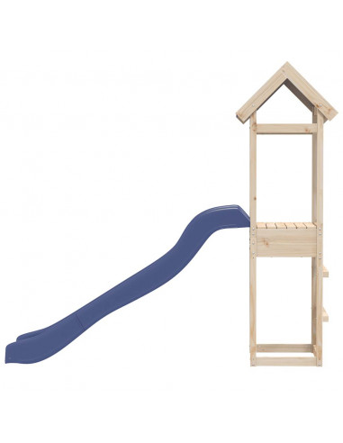 Set da Gioco da Esterno in Legno Massello di Pino