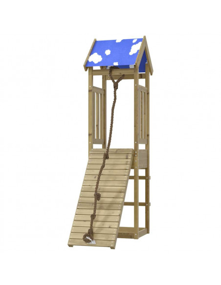 Set da Gioco da Esterno in Legno di Pino Impregnato