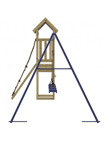 Set da Gioco da Esterno in Legno di Pino Impregnato