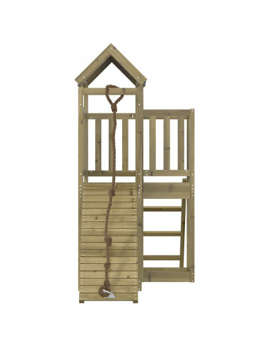 Set da Gioco da Esterno in Legno di Pino Impregnato